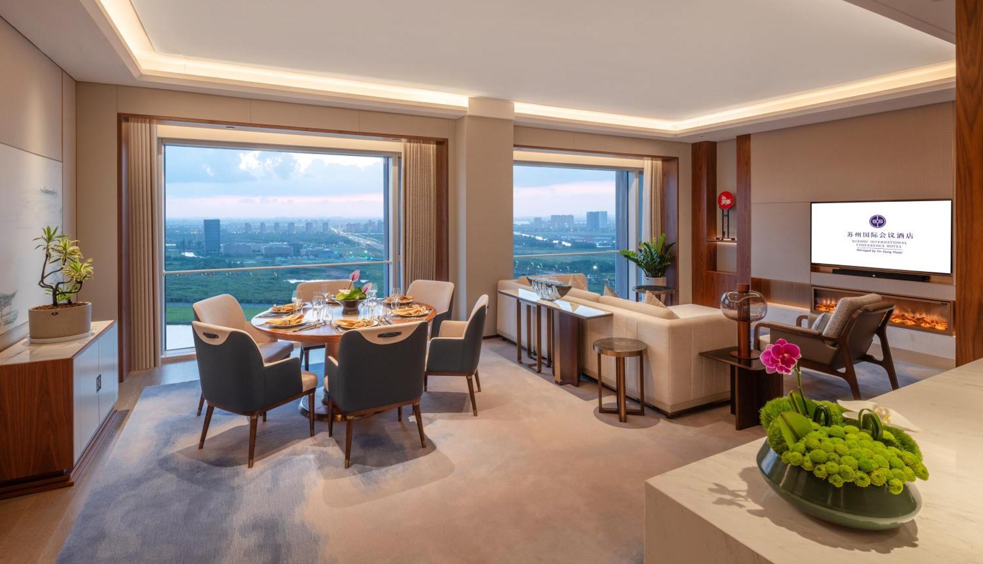 Suzhou International Conference Hotel Dış mekan fotoğraf