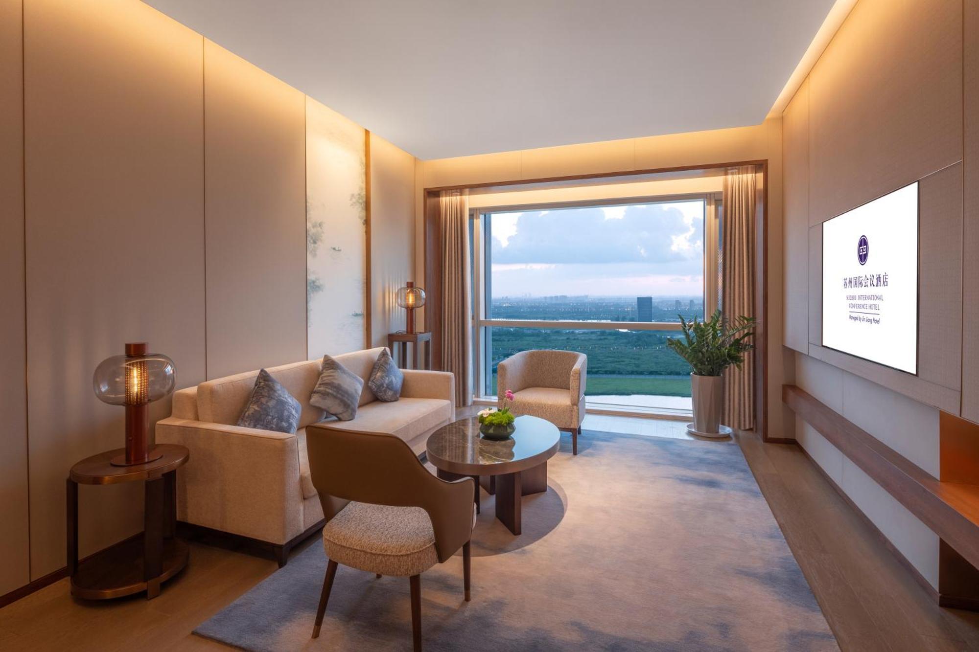 Suzhou International Conference Hotel Dış mekan fotoğraf