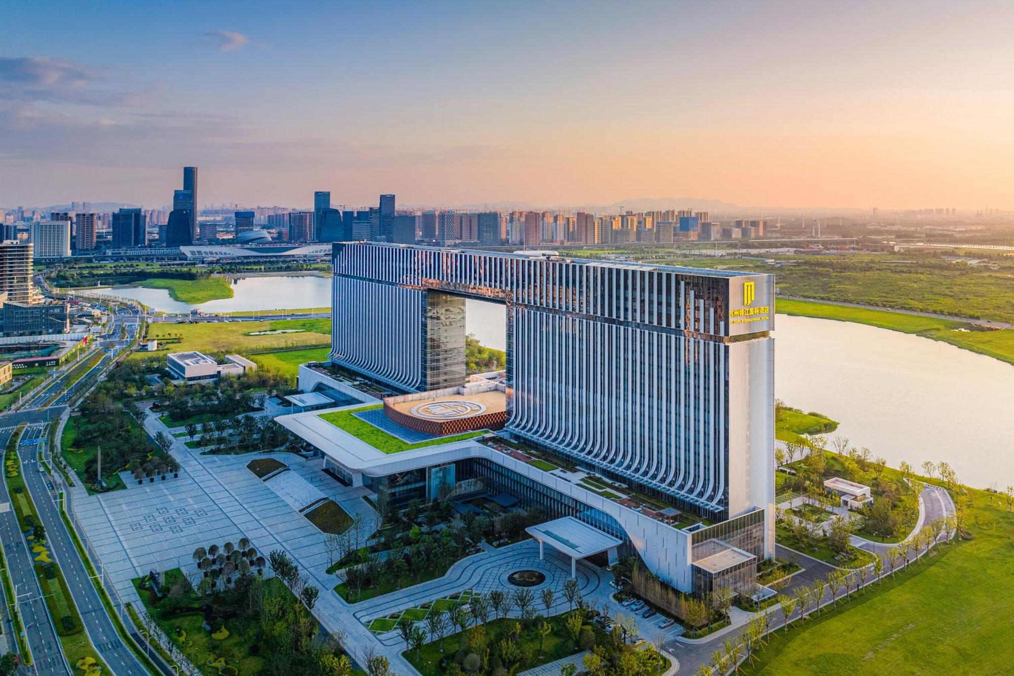 Suzhou International Conference Hotel Dış mekan fotoğraf